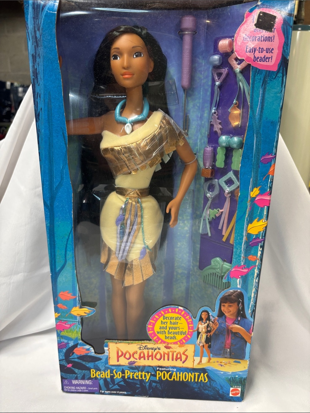 Disney Vintage Pocahontas Beads-so-Pretty Doll